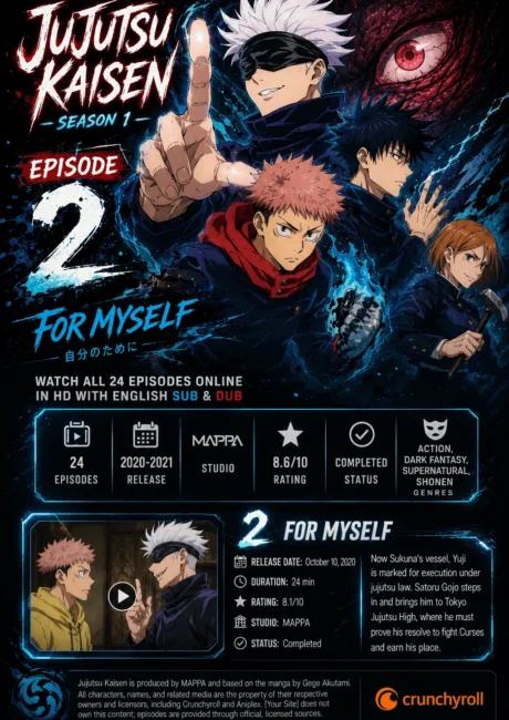 EP-2 Jujutsu Kaisen (JJK) – Watch Online